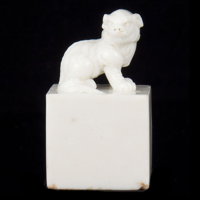 Chinese taste blanc de chine porcelain