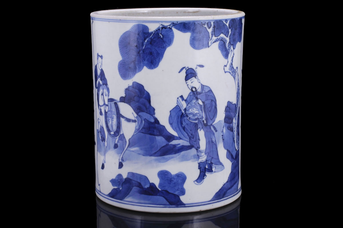 Kangxi Bidong brush pot