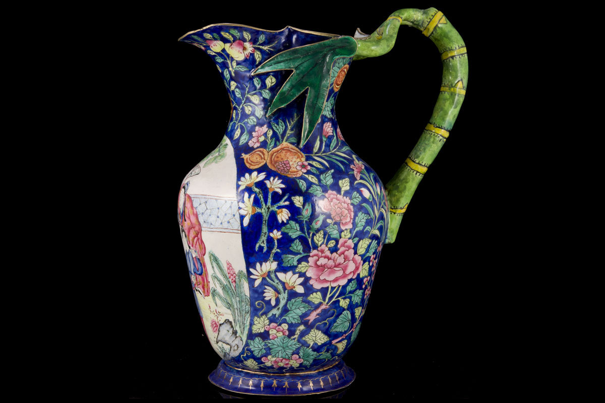 Jiaqing ewer and basin