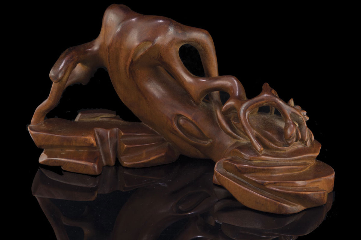 Chinese carved wood antiques