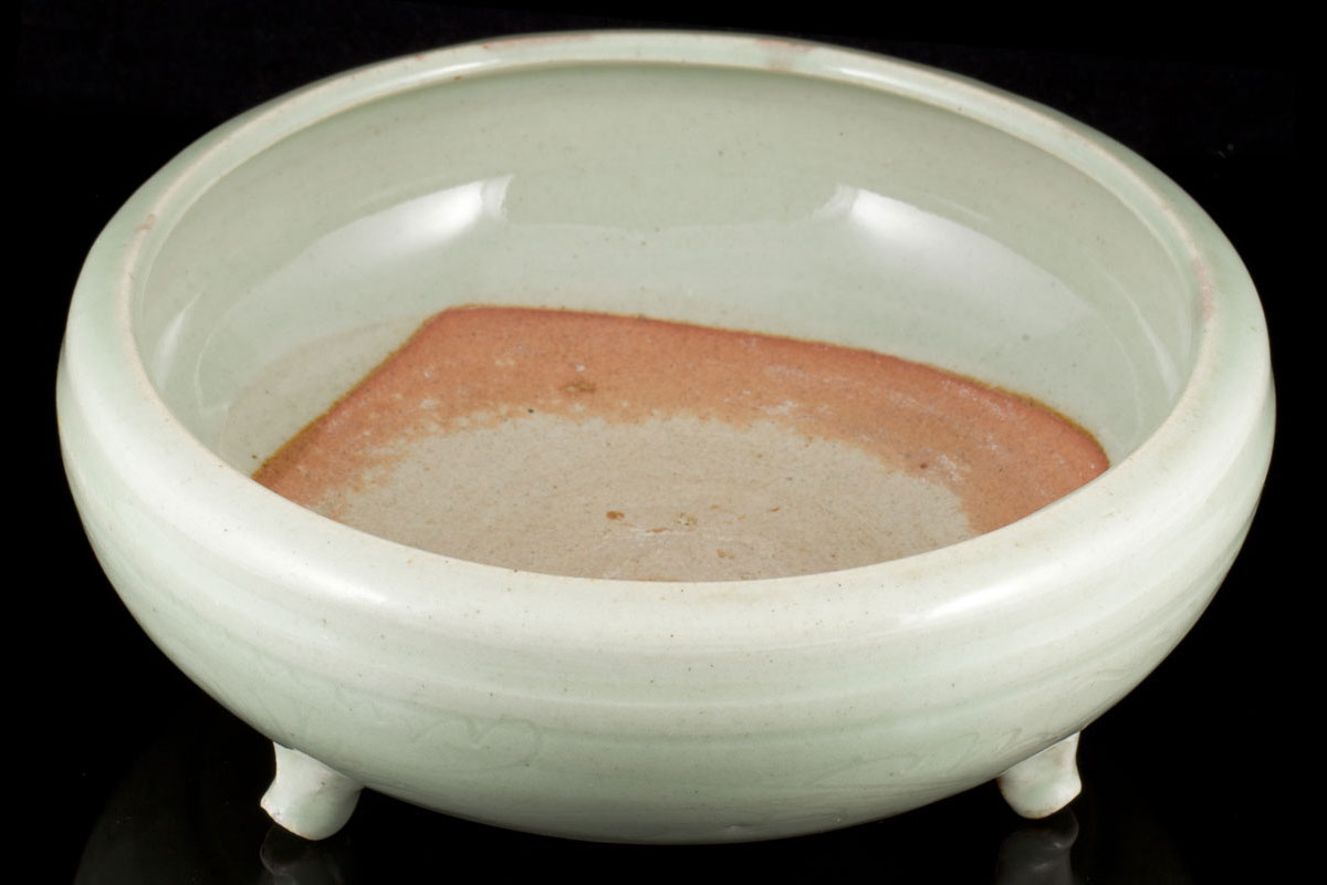 Ming celadon tripod censer