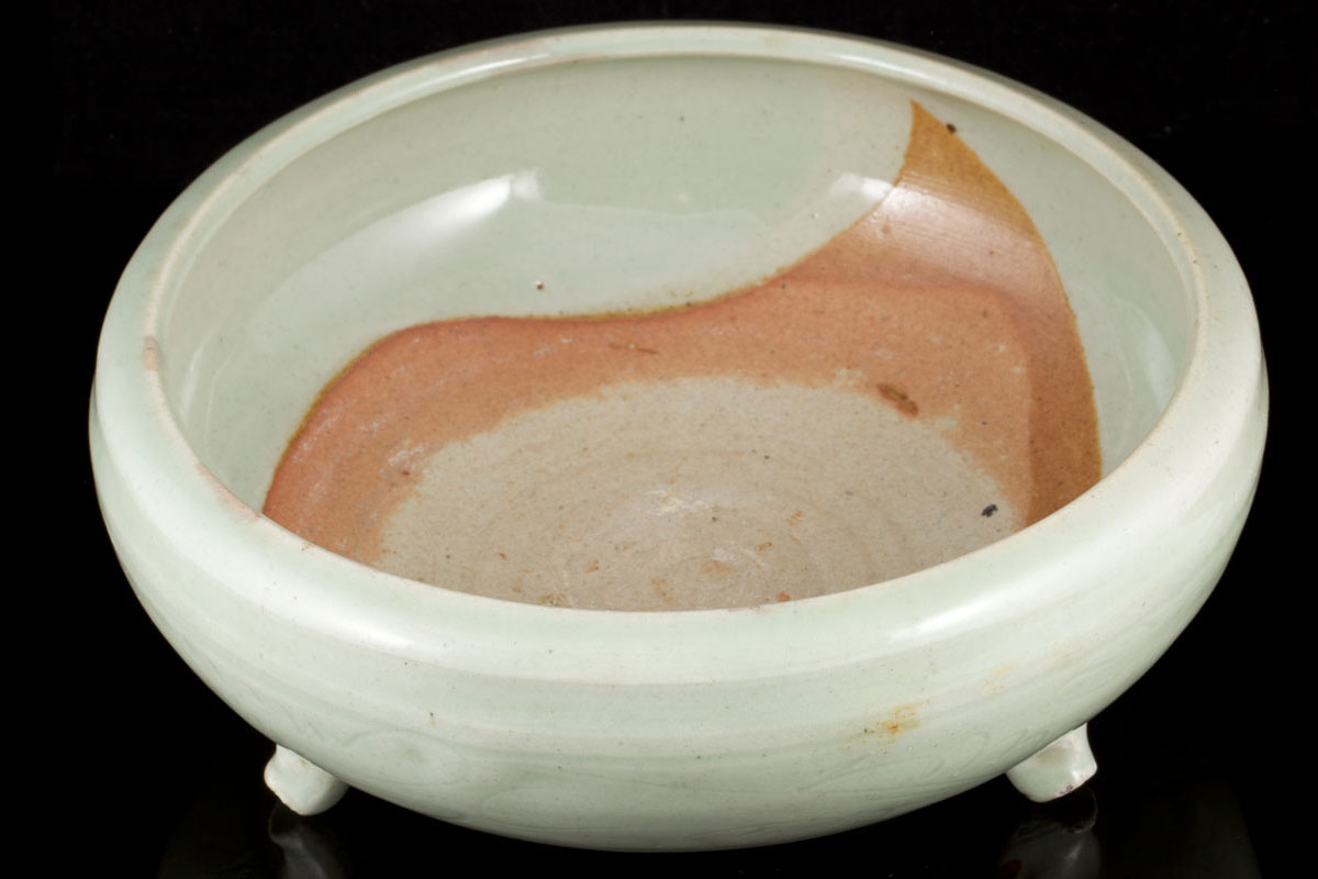 Ming celadon tripod censer