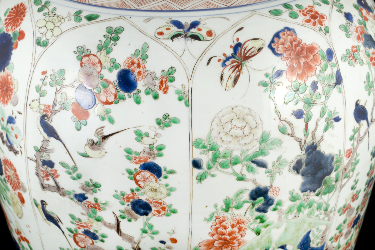 Kangxi large famille verte vase